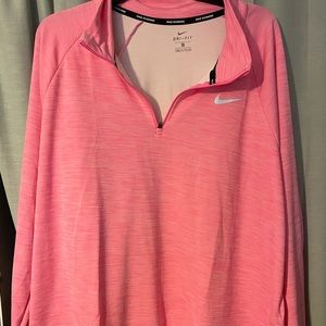 Pink plus sized Nike drift fit